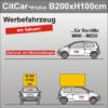 Preise für Werbefahrzeug CitCar-A1 plus Dachaufbau B200 x H100cm, /100 cm - Image 4