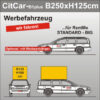 Preise für Werbefahrzeug CitCar-A1 plus Dachaufbau B200 x H100cm, /100 cm - Image 6