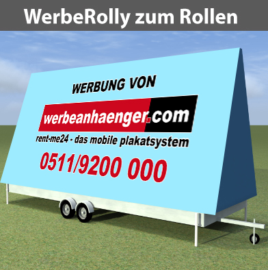 WerbeRolly zum Rollen, ohne StrassenZulass., für City/Äcker